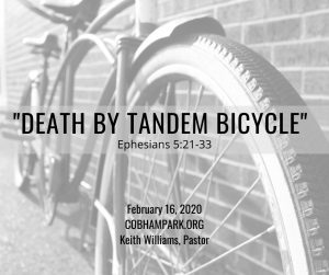 Death by Tandem Bicycle 