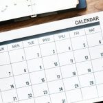 Click the calendar tab for a list of events